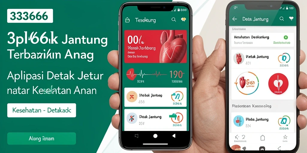Tampilan antarmuka aplikasi Detak Jantung 333666 yang informatif dan user-friendly.
