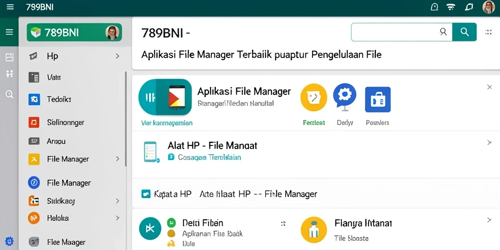Tampilan antarmuka 789BNI yang sederhana dan efektif.