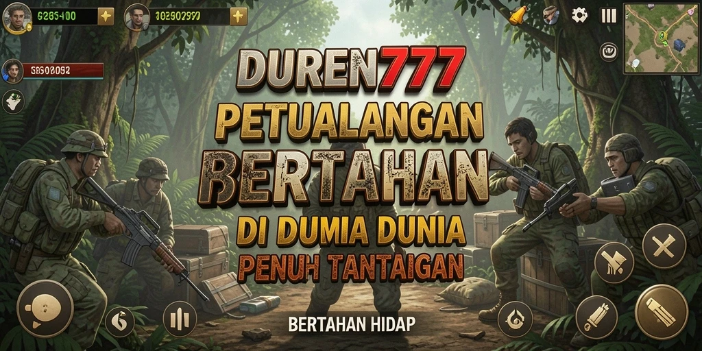 Tampilan antarmuka DUREN777 yang menarik dan interaktif.