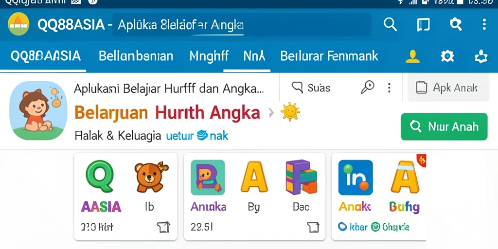 Screenshot QQ88ASIA menampilkan tampilan antarmuka yang ceria dan interaktif.