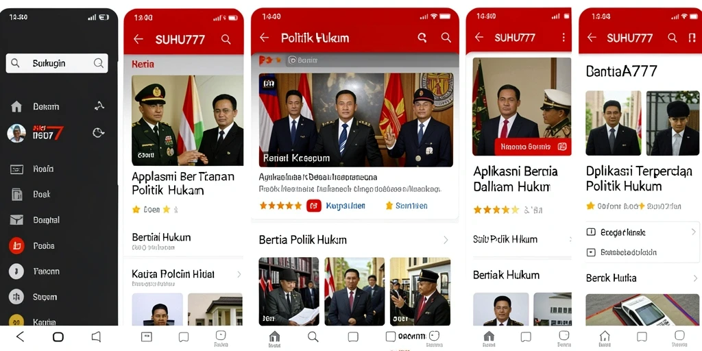 Tampilan antarmuka aplikasi SUHU777 yang informatif dan jelas.